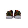 Scarpa ginnica in tessuto tecnico con velcro e luci
