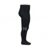 Collant in caldo cotone con fiocco laterale