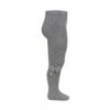 Collant in caldo cotone con fiocco laterale