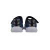 Scarpa ginnica in tessuto tecnico con velcro e luci