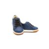 Sneaker primo passo in pelle con lacci