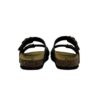 Ciabatta in eco pelle con doppie fibbie