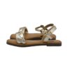 Sandalo francescano in laminato con intreccio