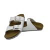 Ciabatta in eco pelle con doppie fibbie