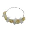 Coroncina con fiori e pizzo