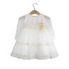 Vestito con coprispalle