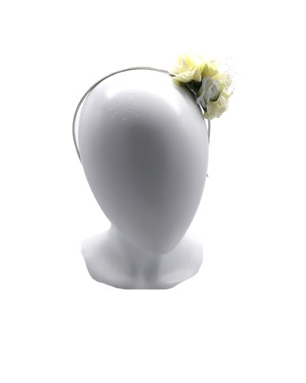 Frontino con rose piccole e fiori
