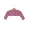 Cardigan in cotone con rifiniture all'uncinetto
