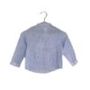 Camicia coreana in lino rigata