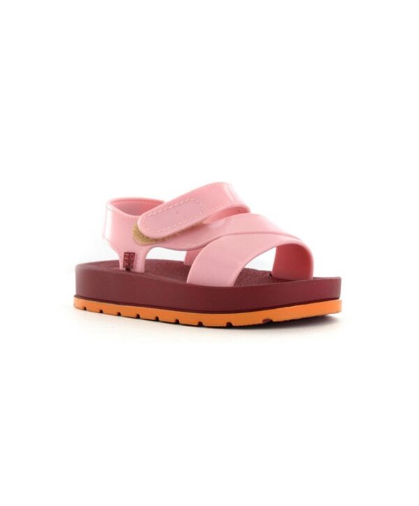 Sandalo in gomma con velcro