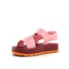 Sandalo in gomma con velcro