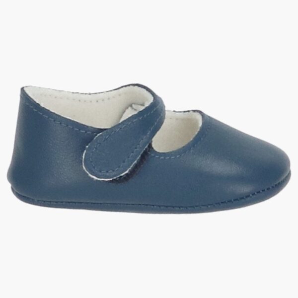 Scarpina ballerina culla in pelle