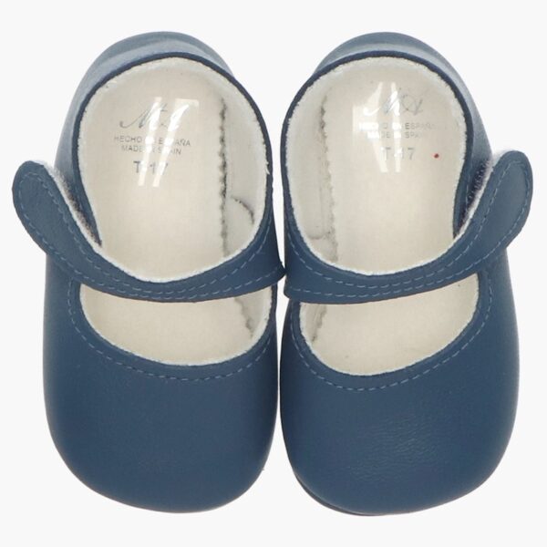 Scarpina ballerina culla in pelle