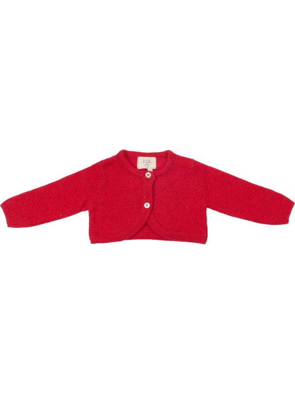 Cardigan corto in lana e cashmere