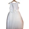 Vestito con gonnellone in tulle con fiore