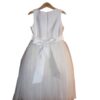 Vestito con gonnellone in tulle con fiore
