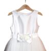 Vestito con gonnellone in tulle con fiore