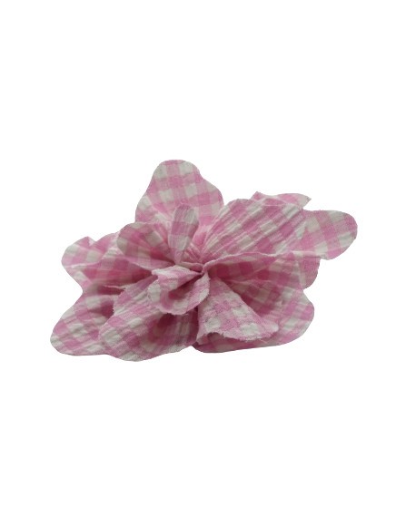 Fermaglio fiore vichy