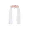 Cintura in tulle con fiori