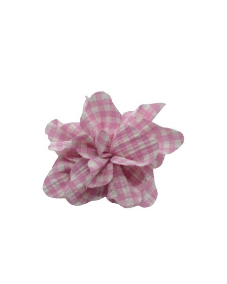 Fermaglio fiore vichy