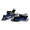 Sandalo in pelle con doppio velcro