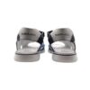 Sandalo in pelle con doppio velcro