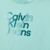 T-shirt mezza manica con stampa logo gradient