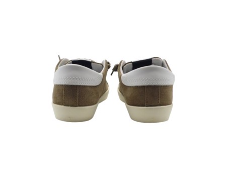 Sneakers in crosta con lacci