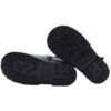 Stivaletto in pelle con fiocco in velluto e zip