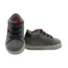 Sneaker primo passo in camoscio con lacci