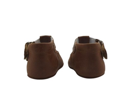 Scarpa culla due occhi in pelle
