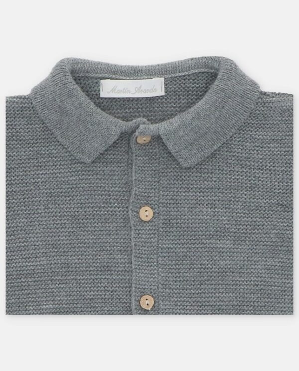 Cardigan lungo con colletto e taschine