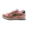 Sneaker ginnica in pelle con lacci