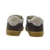 Sneaker primo passo in camoscio con doppio velcro