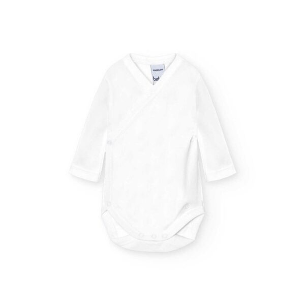 Body incrociato manica lunga in bambÙ