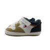 Sneaker culla con velcro e lacci