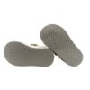 Sneaker primo passo in pelle laminata lacci e zip