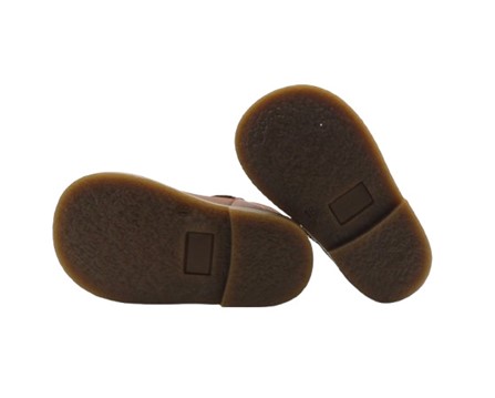 Scarpa due occhi in pelle con fibbia