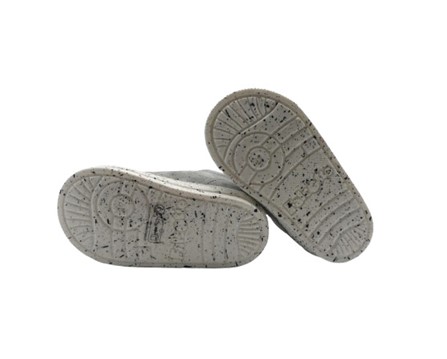 Sneaker primo passo in camoscio con lacci