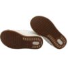 Sneaker in pelle con doppio velcro