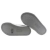 Sneaker in pelle con velcro e lacci