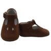 Scarpa culla due occhi in pelle