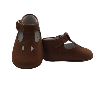 Scarpa culla due occhi in pelle