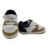 Sneaker culla con velcro e lacci