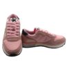 Sneaker ginnica in pelle con lacci