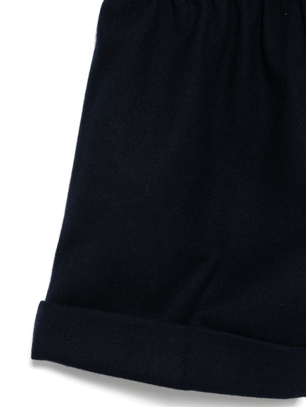 Bermuda con elastico in vita e risvolto