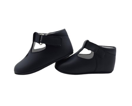 Scarpa culla due occhi in pelle