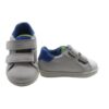 Sneaker primo passo in pelle con doppio velcro