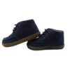 Sneaker primo passo in camoscio con lacci