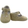 Scarpa culla due occhi in lino